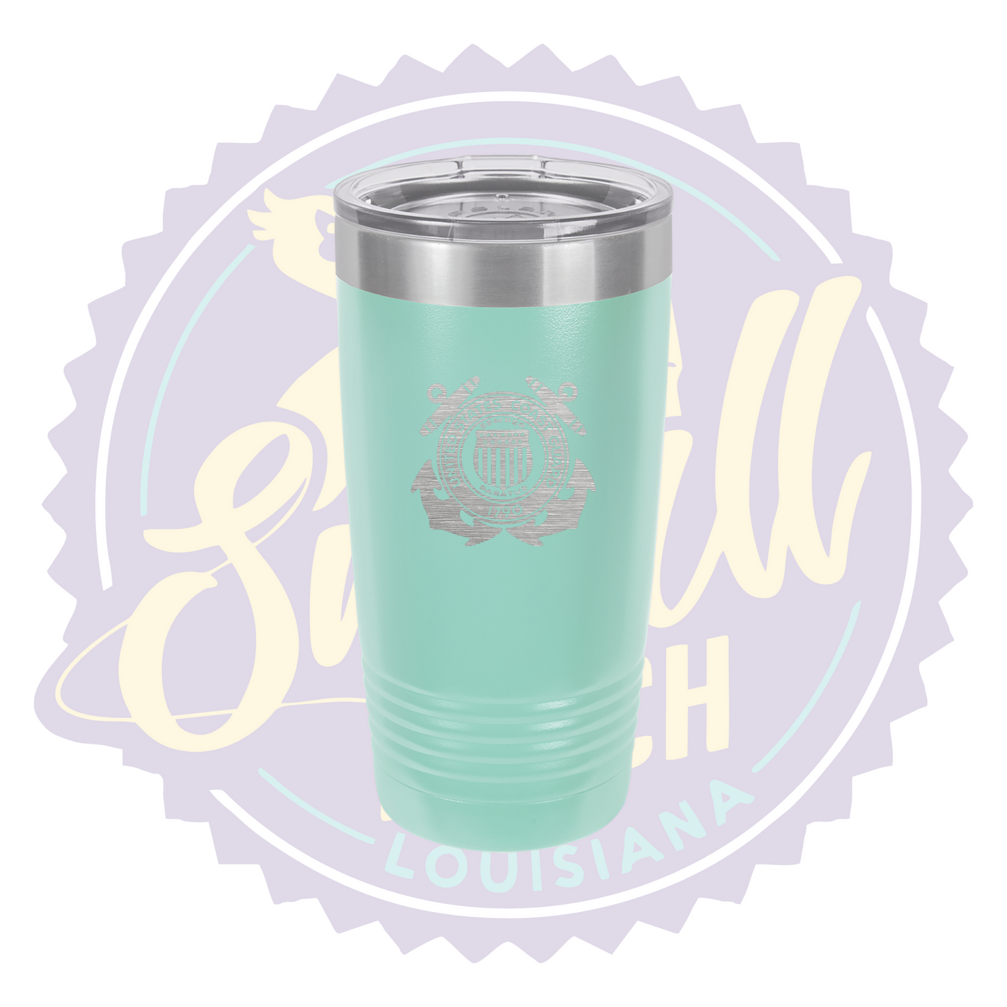 Coast Guard Laser Engraved Tumbler