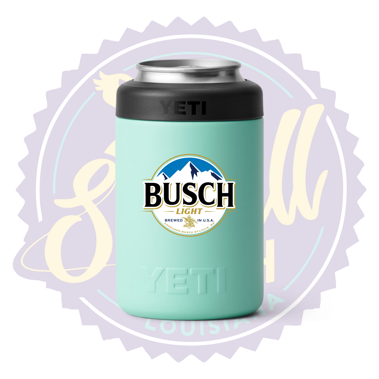 Busch Light Full Color Print Can Beverage Holder