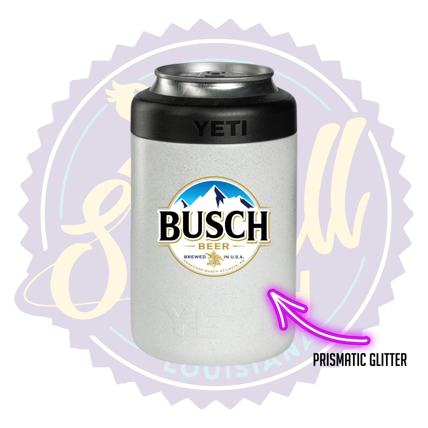 Busch Beer Full Color Print Can Beverage Holder