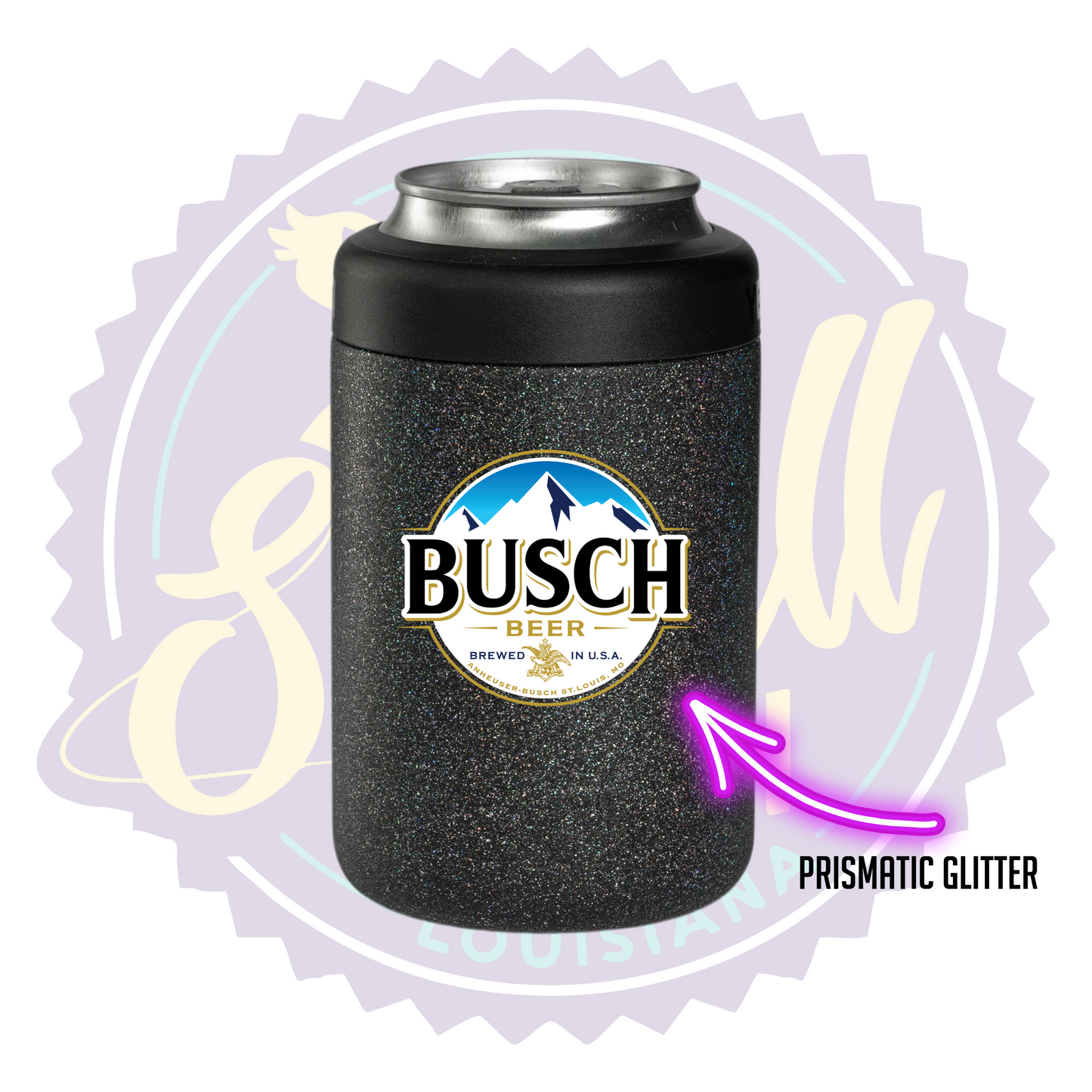 Busch Beer Full Color Print Can Beverage Holder