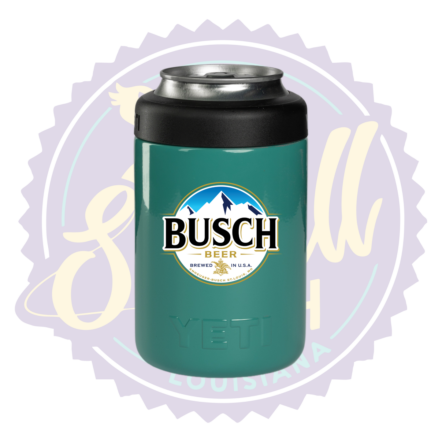 Busch Beer Full Color Print Can Beverage Holder