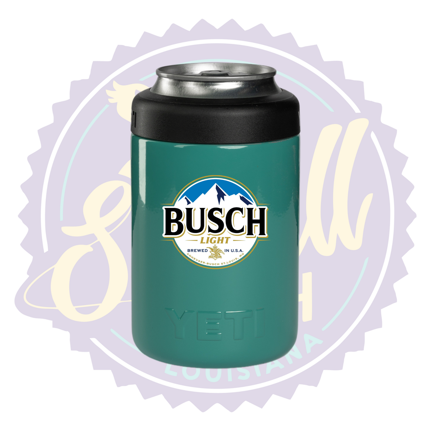 Busch Light Full Color Print Can Beverage Holder