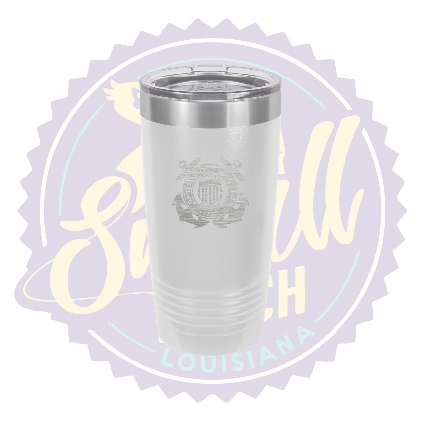 Coast Guard Laser Engraved Tumbler