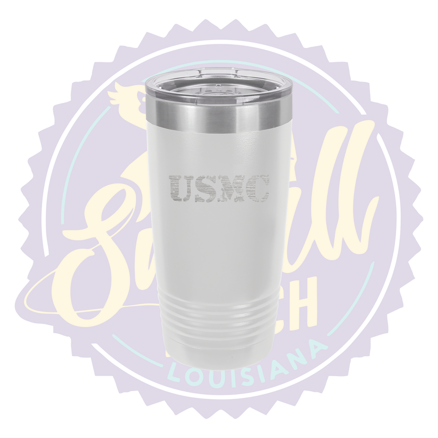 USMC Laser Engraved Tumbler