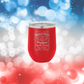 Trump 45/47 Whiskey 12oz Wine Tumbler