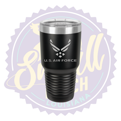 Air Force Laser Engraved Tumbler