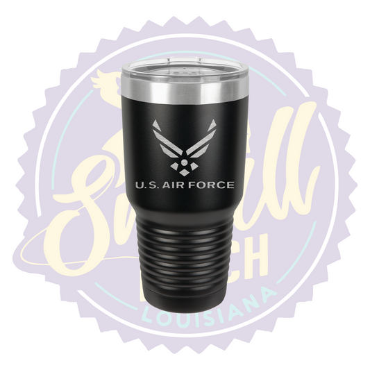 Air Force Laser Engraved Tumbler