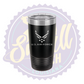 Air Force Laser Engraved Tumbler