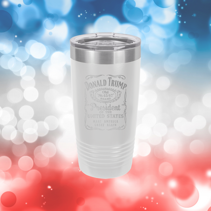 Trump 45/47 Whiskey 20oz Tumbler