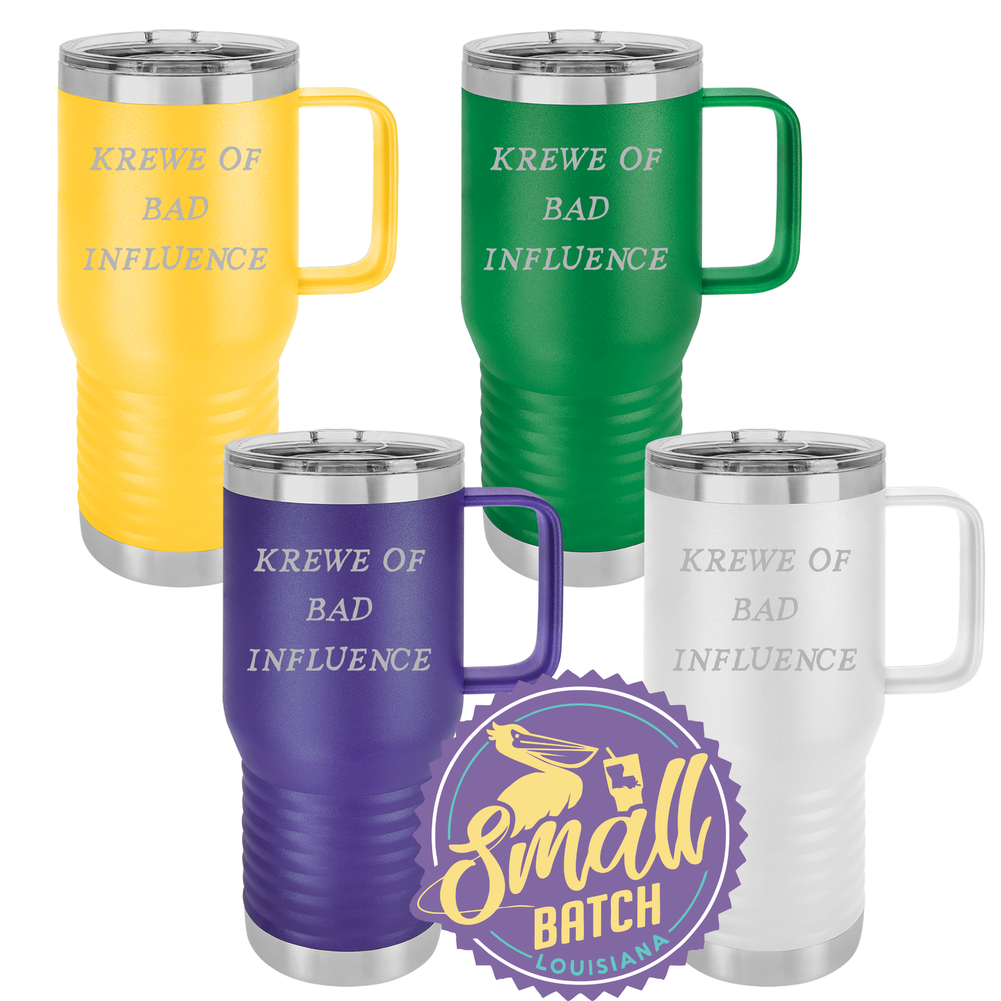 Krewe of Bad Influence Drinkware