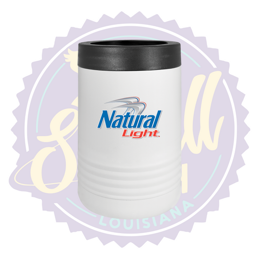 Natural Light Beer Full Color Print Can Beverage Holder