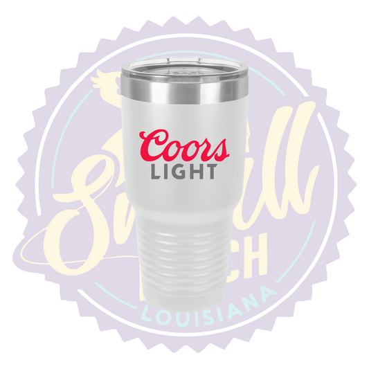 Coors Light Full Color Print Tumbler