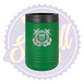 Coast Guard Laser Engraved Can Beverage Holder