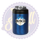 Busch Light Full Color Print Can Beverage Holder