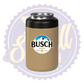 Busch Beer Full Color Print Can Beverage Holder