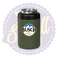 Busch Light Full Color Print Can Beverage Holder