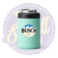 Busch Beer Full Color Print Can Beverage Holder
