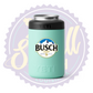 Busch Light Full Color Print Can Beverage Holder